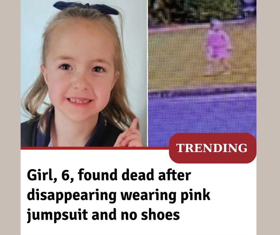Six-year-old girl found dead after disappearing wearing pink jumpsuit and no shoes